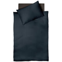 BETTWÄSCHE Damast 140/200 cm  - Dunkelblau, Basics, Textil (140/200cm) - Fleuresse