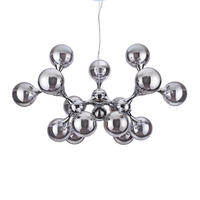 HÄNGELEUCHTE 105/60/140 cm  - Chromfarben, Design, Glas/Metall (105/60/140cm) - Ideal Lux