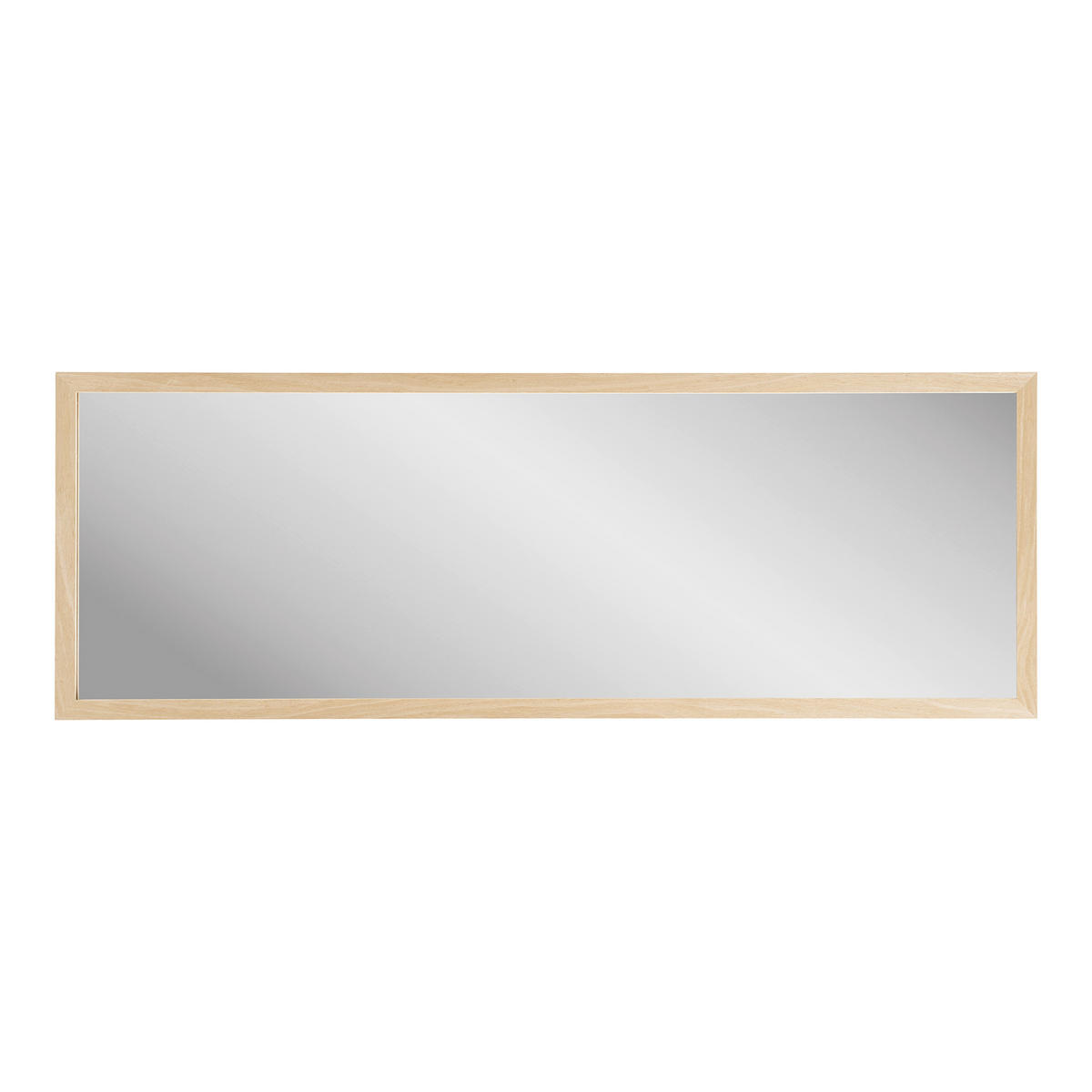 WANDSPIEGEL 45/100/2,5 cm    in rechteckig  - Klar/Naturfarben, Basics, Glas/Holzwerkstoff (45/100/2,5cm)