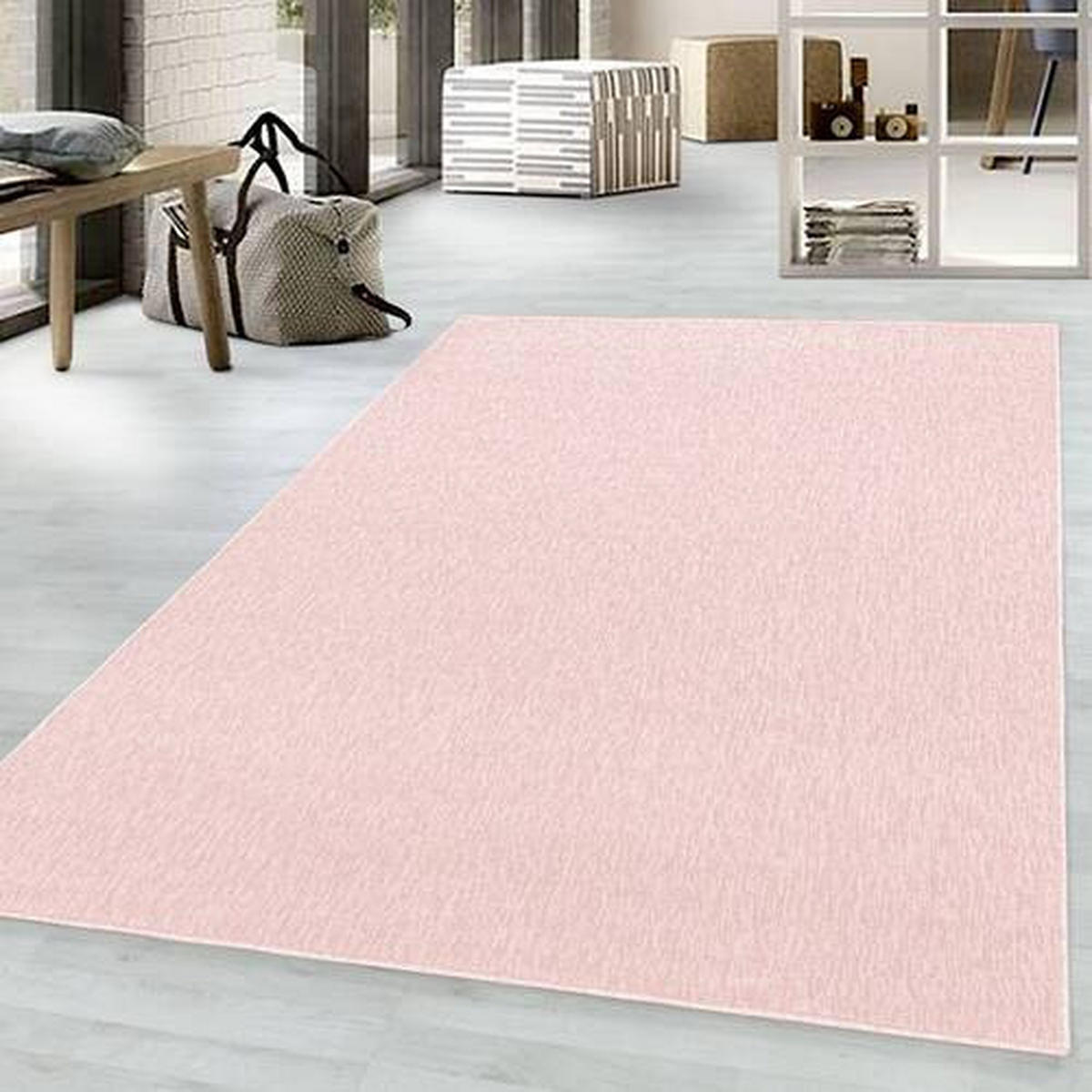 LÄUFER 80/250 cm Nizza  - Rosa, Basics, Textil (80/250cm) - Novel