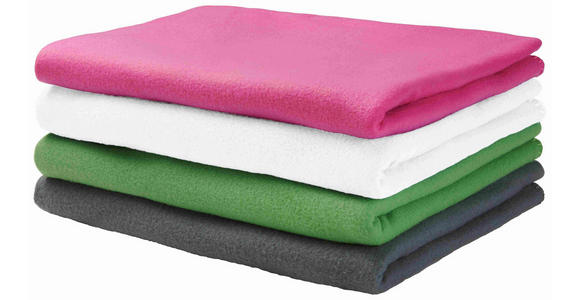FLEECEDECKE BAKU 130/160 cm - Grün, Basics, Textil (130/160cm) - Boxxx
