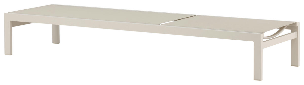 SONNENLIEGE 60/30/195 cm  - Beige, KONVENTIONELL, Metall (60/30/195cm) - Gardenson