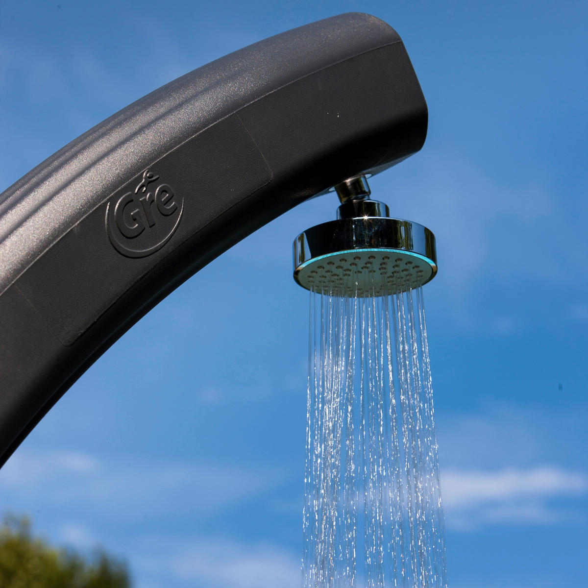 SOLARDUSCHE GRE SSR25  - Schwarz, KONVENTIONELL, Kunststoff/Metall (19/17/219cm) - Gre