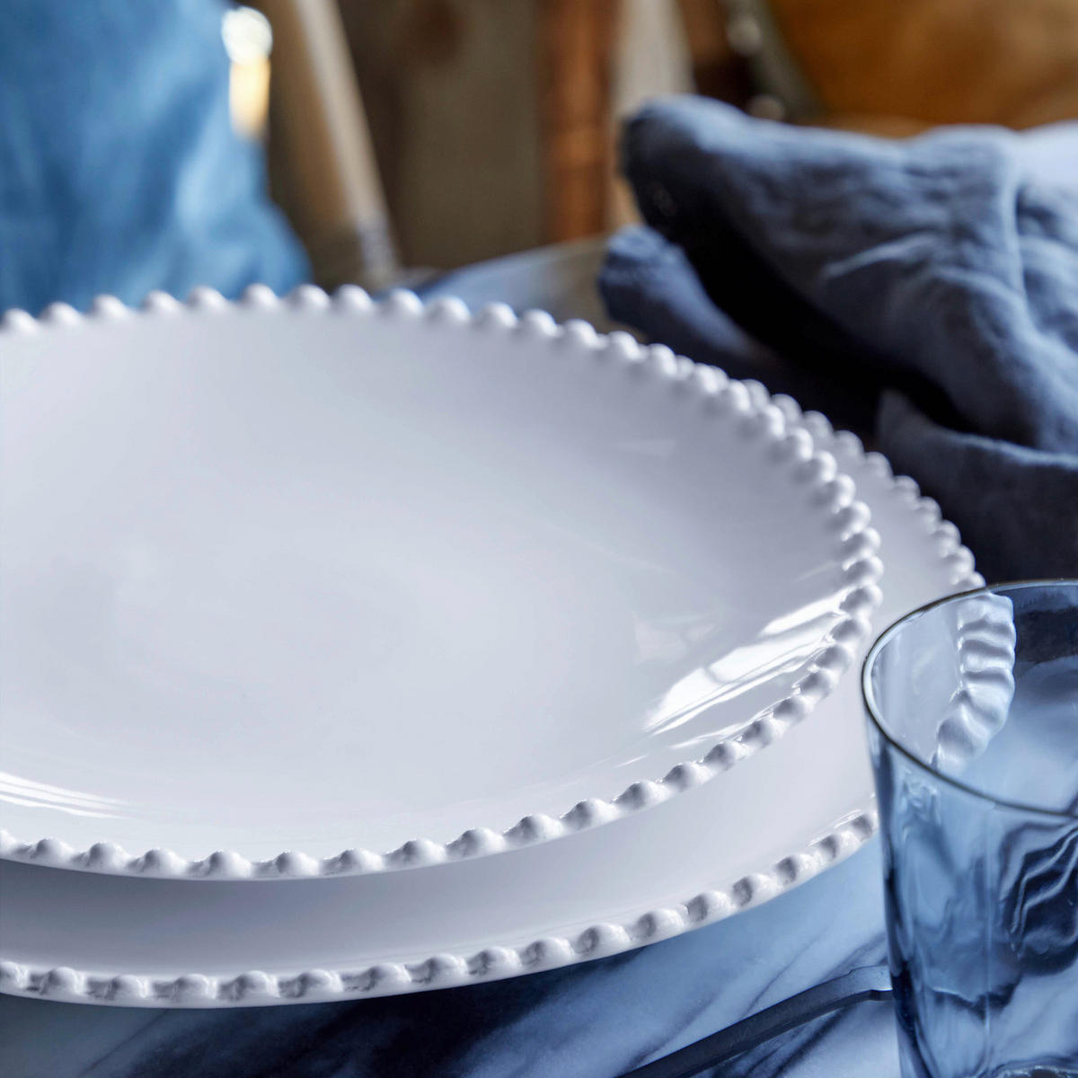 KOMBISERVICE Weiß Hochglanz PEARL 30-teilig 6 Personen  - Weiß Hochglanz, Basics, Keramik - Costa Nova