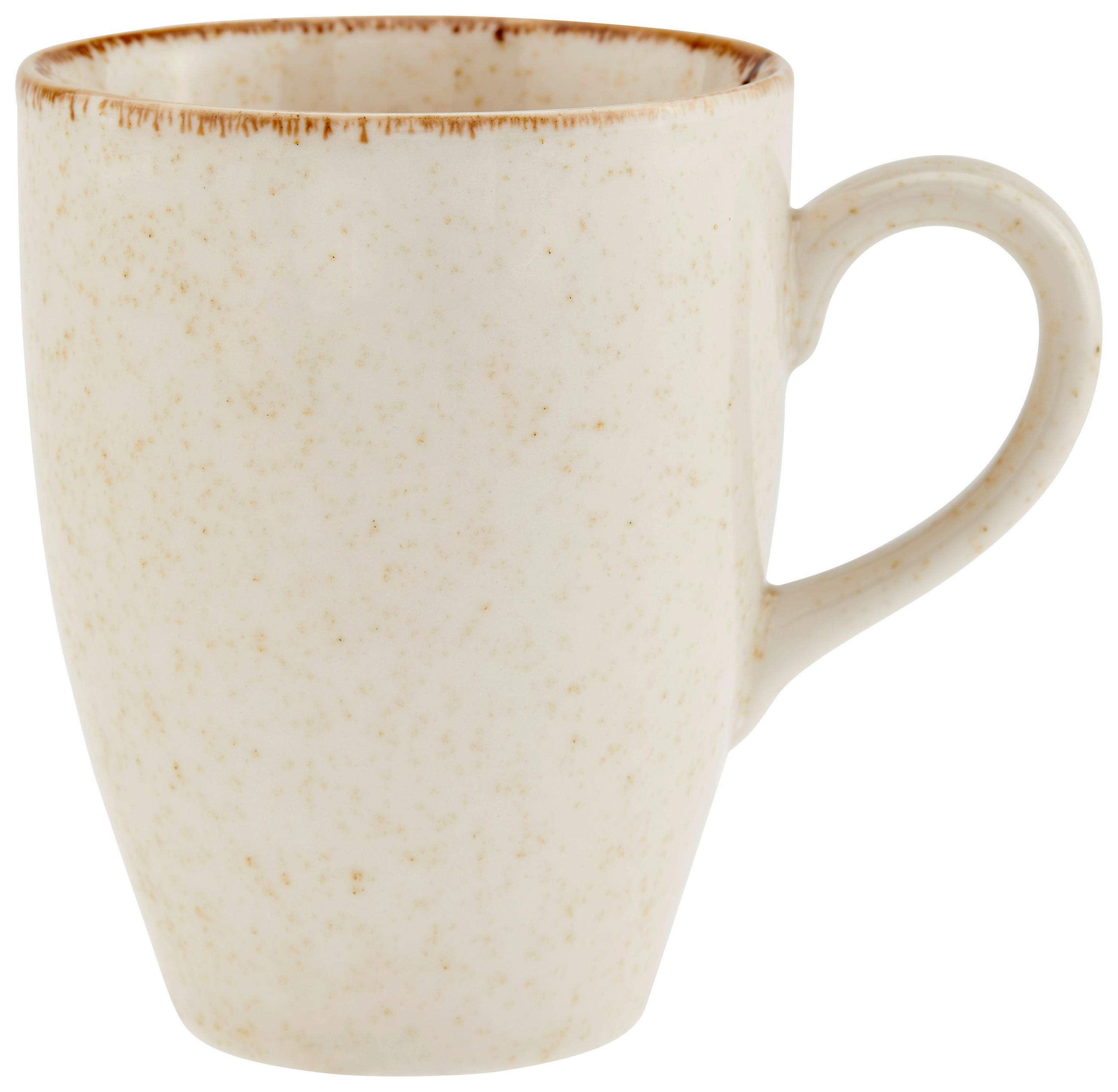 Kaffeebecher Porzellan 355 ml Beige Sonora