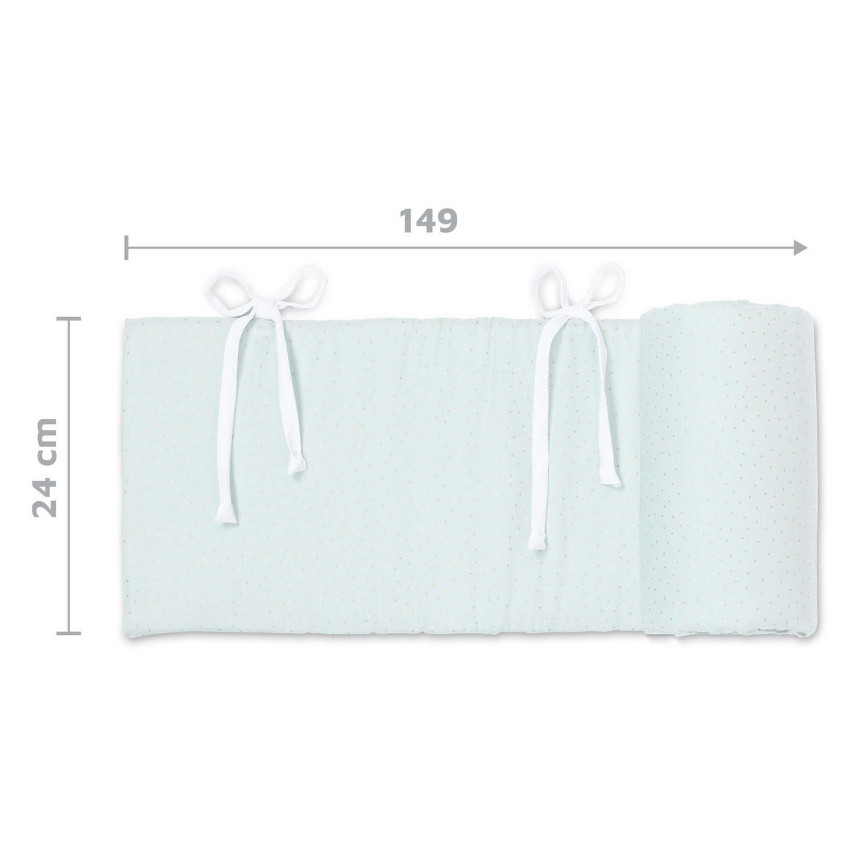 NESTCHEN   24/149 cm  - Mintgrün, Basics, Textil (24/149cm) - Babybay