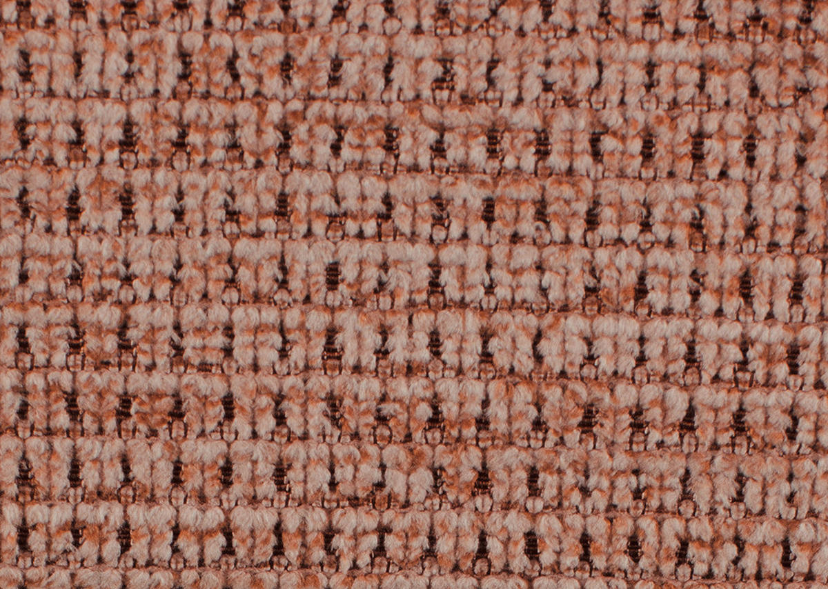 ECKSOFA in Struktur Kupferfarben  - Schwarz/Kupferfarben, Modern, Textil/Metall (235/275cm) - Cantus