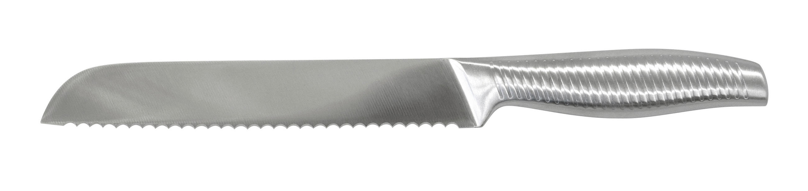 BROTMESSER  Edelstahl  33 cm  - Edelstahlfarben, Basics, Metall (33cm) - Homeware Profession.