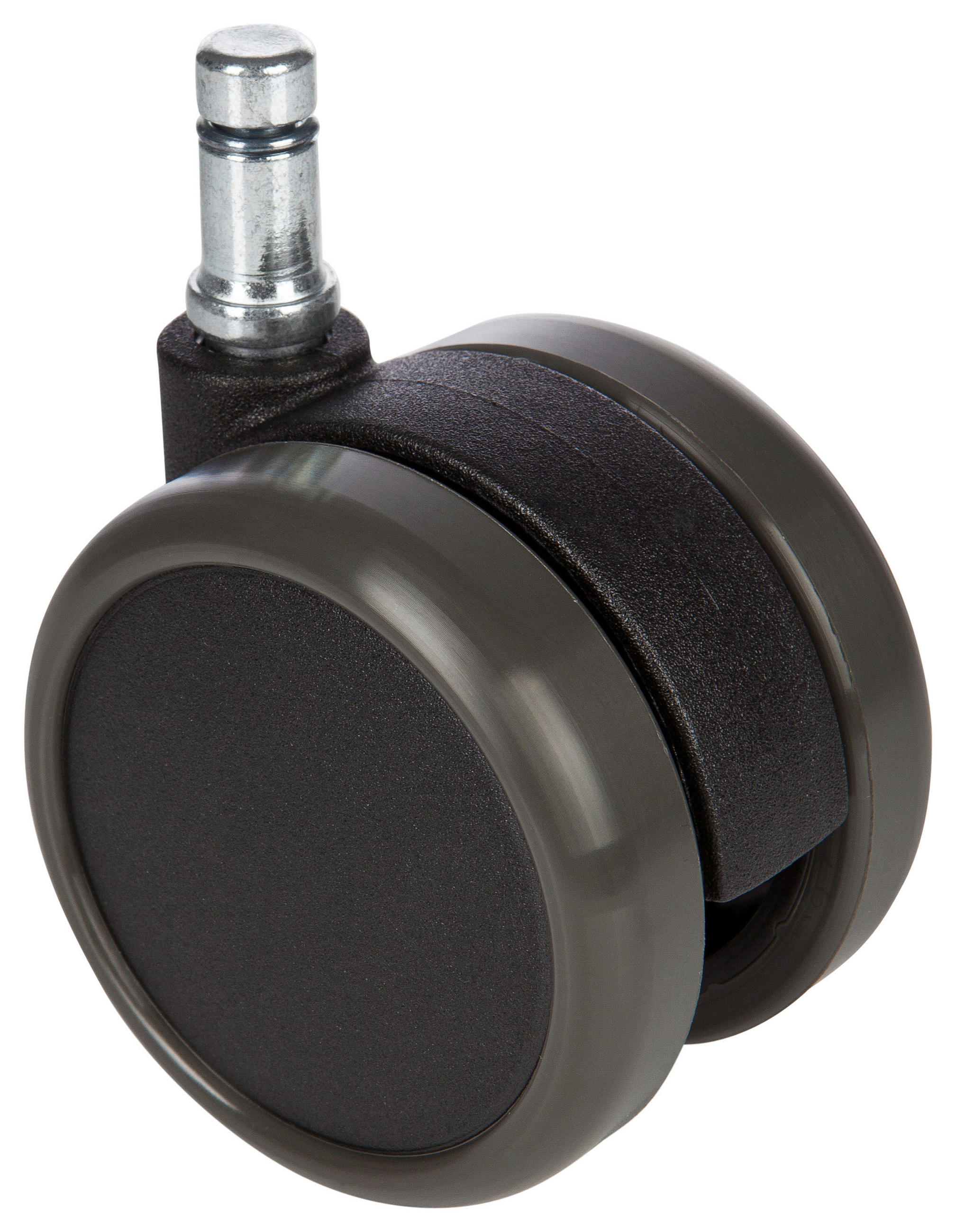 DREHSTUHLROLLE 5-teilig  - Schwarz, Basics, Kunststoff/Metall (5/7,1/6,5cm) - MID.YOU