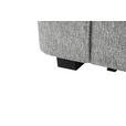 SCHLAFSOFA Webstoff Hellgrau  - Hellgrau/Schwarz, Design, Kunststoff/Textil (205/83/100cm) - Xora