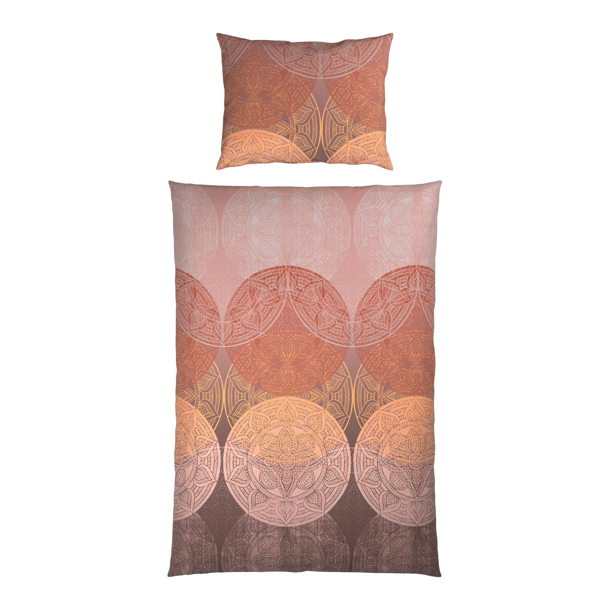 BETTWÄSCHE Neva Satin 150/210 cm  - Rot, KONVENTIONELL, Textil (150/210cm) - Bio:Vio