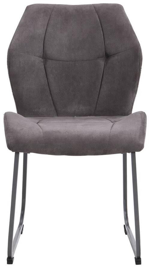 STUHL - Grau, MODERN, Textil/Metall (51/86/61cm) - MID.YOU