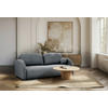 SCHLAFSOFA ROMA  mit Struktur Blau  - Blau/Schwarz, Design, Textil (230/90/105cm) - MID.YOU