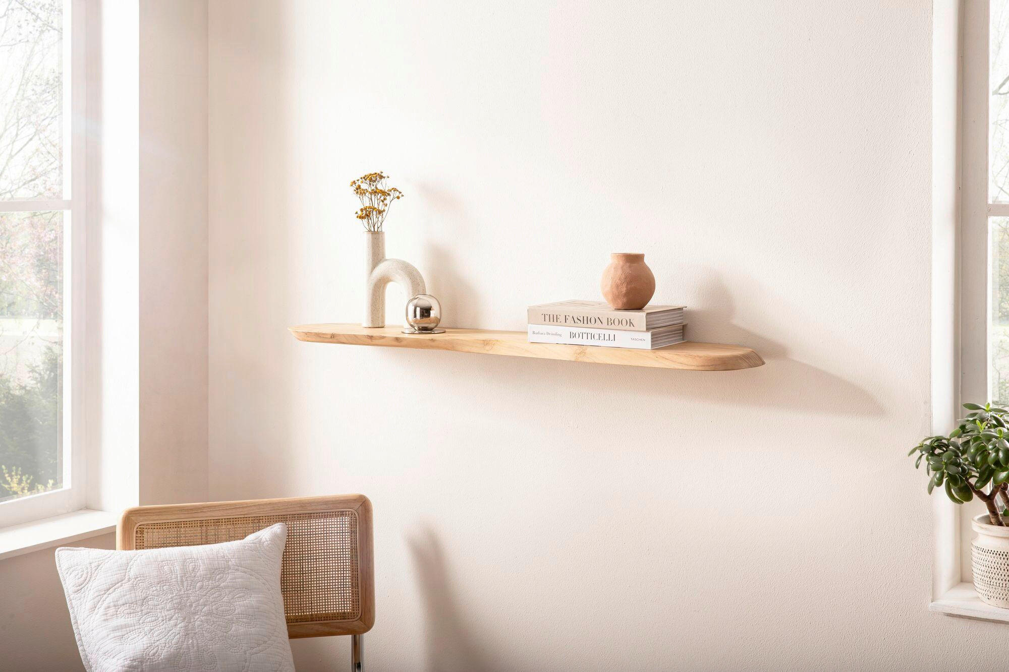 Livetastic Wandboard Akazie 100x3x20 cm