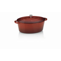 BRÄTER Calido 9.3 L  - Beige/Rot, KONVENTIONELL, Metall (36/29/15cm) - Kela