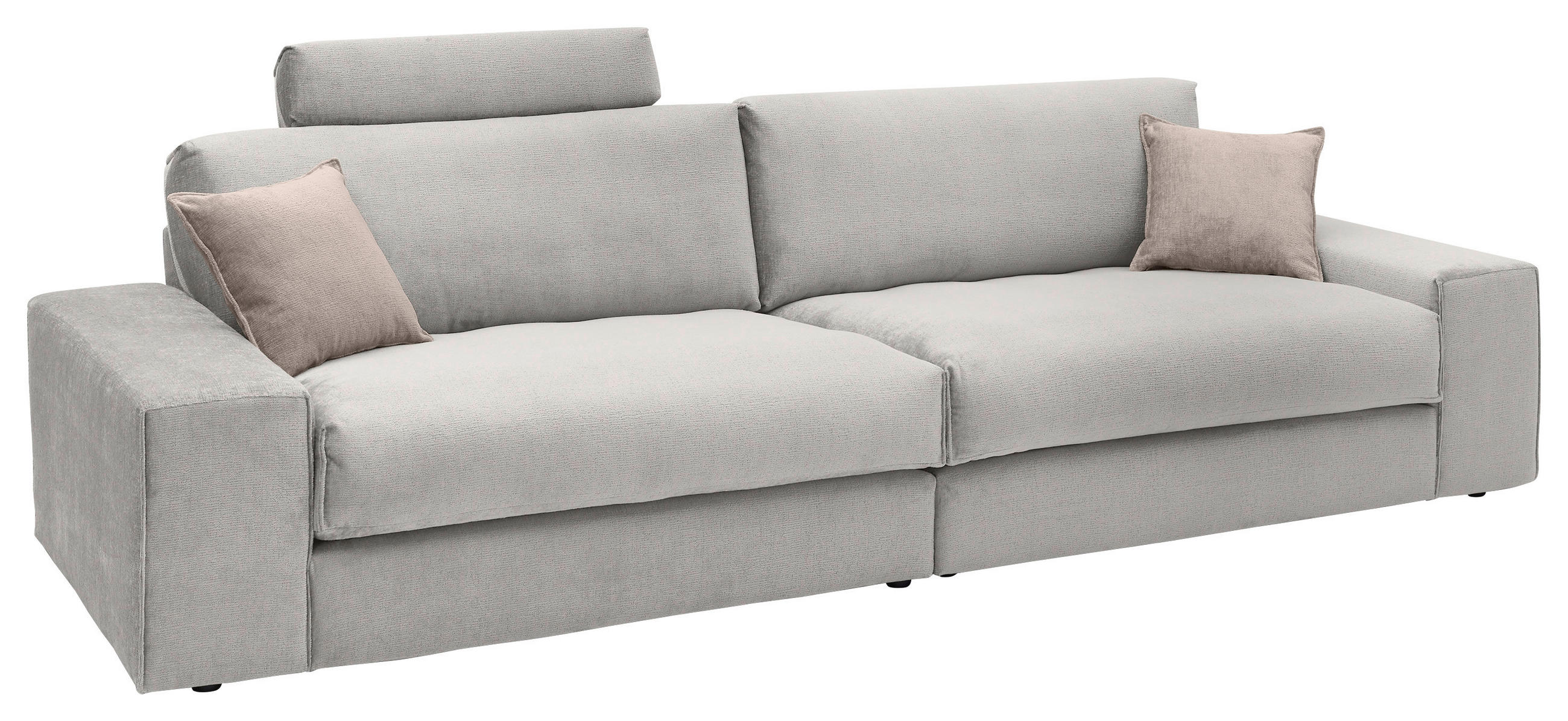 KOPFSTÜTZE - Grau, KONVENTIONELL, Textil (80/20/10cm) - SetOne by Musterring