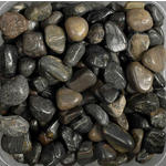 Streudeko Flusskiesel - Schwarz, Basics, Stein (500ml) - Ambia Home