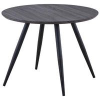 STOL ZA BLAGOVAONICU  crna, boje oraha  metal, drvni materijal  - boje oraha/crna, Design, drvni materijal/metal (100/75/100cm) - Carryhome