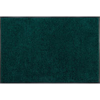 FUßMATTE  50/75 cm  Petrol  - Petrol, Basics, Kunststoff/Textil (50/75cm) - wash+dry