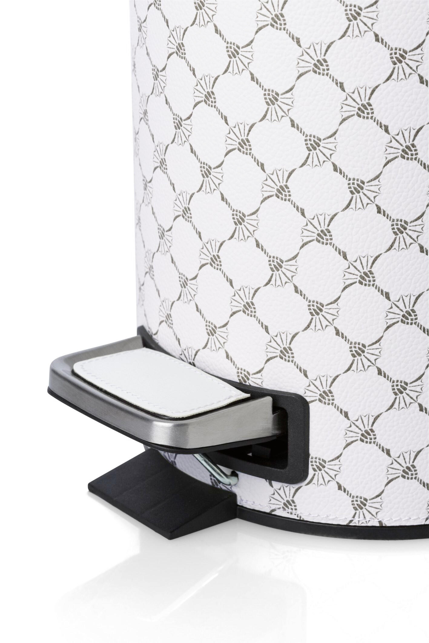 TRETEIMER CORNFLOWERACCESSOIRES 2,5 L  - Schwarz/Weiß, Design, Kunststoff (17/26/24cm) - Joop!