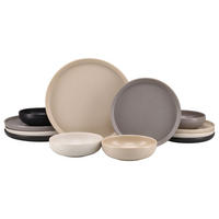 TAFELSERVICE UNO 12-teilig  - Multicolor, Basics, Keramik - Creatable