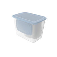 FRISCHHALTEDOSENSET 17-teilig  - Blau/Transparent, Basics, Kunststoff (16,5/16,5/22,8cm) - Rotho