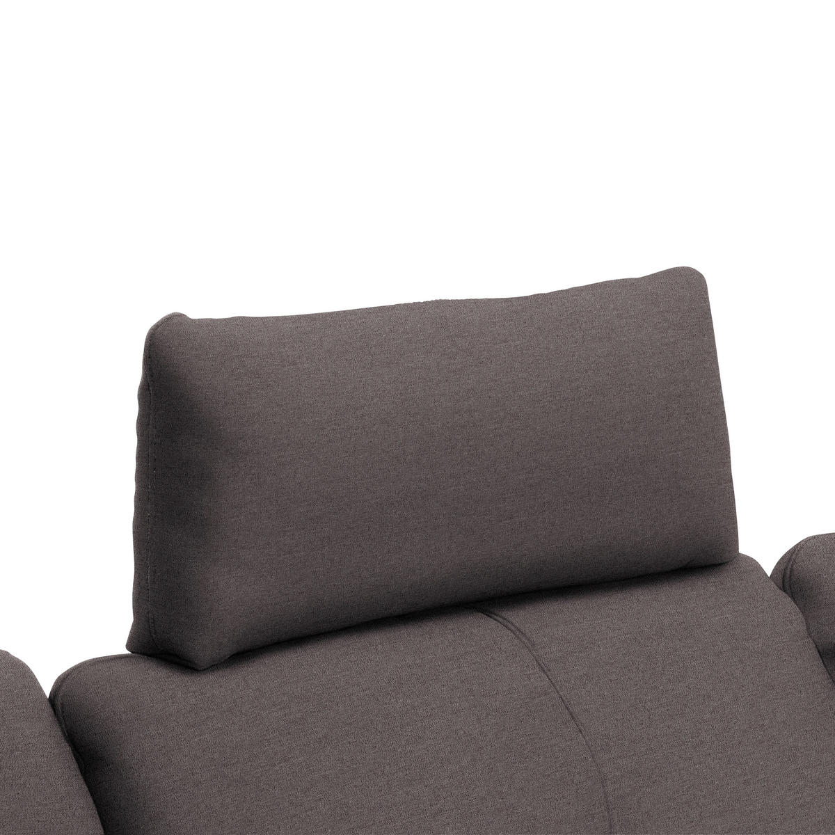 ECKSOFA in Webstoff Graphitfarben  - Schwarz/Graphitfarben, Design, Textil/Metall (301/179cm) - Chilliano