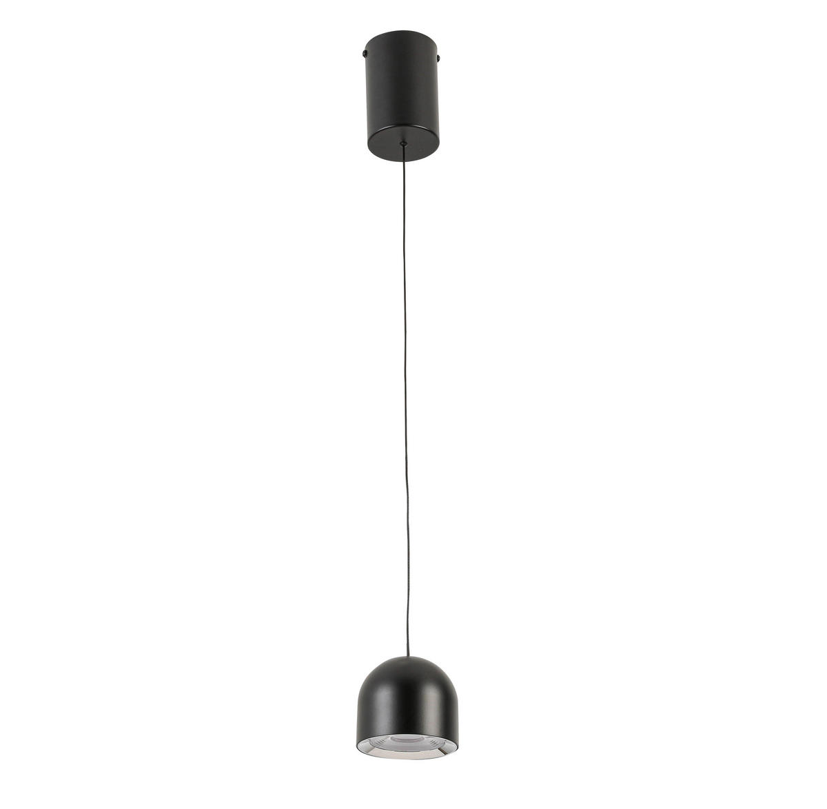 VISEČA LED-SVETILKA   6 W/620 lm/4000 K/220-240 V/ - barve kroma/črna, Basics, kovina/umetna masa (10/50-180cm) - Novel