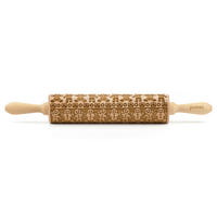 MOTIV-TEIGROLLE - Naturfarben, Basics, Holz (43/6/6cm) - Folkroll