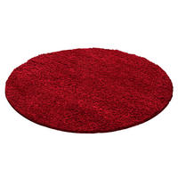 HOCHFLORTEPPICH 120 cm Life 1500 Rot  - Rot, KONVENTIONELL, Textil (120cm) - Novel