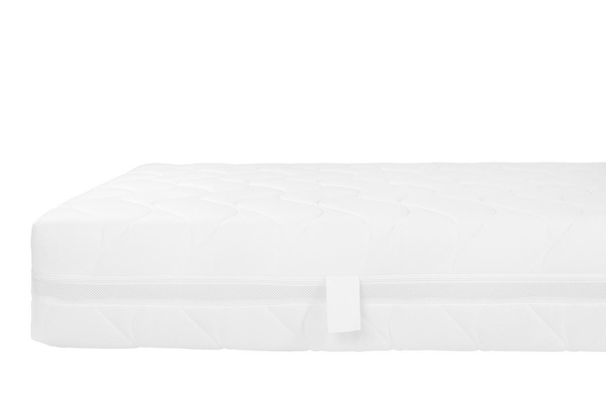 TASCHENFEDERKERNMATRATZE PHB LUX 7 ZONEN H3 80/200 cm Höhe ca. 23 cm 7 -Zonen - Weiß, MODERN, Textil (80/200cm) - Livetastic