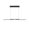LED-HÄNGELEUCHTE 130/20/150 cm  - Anthrazit, Design, Metall (130/20/150cm) - Hell