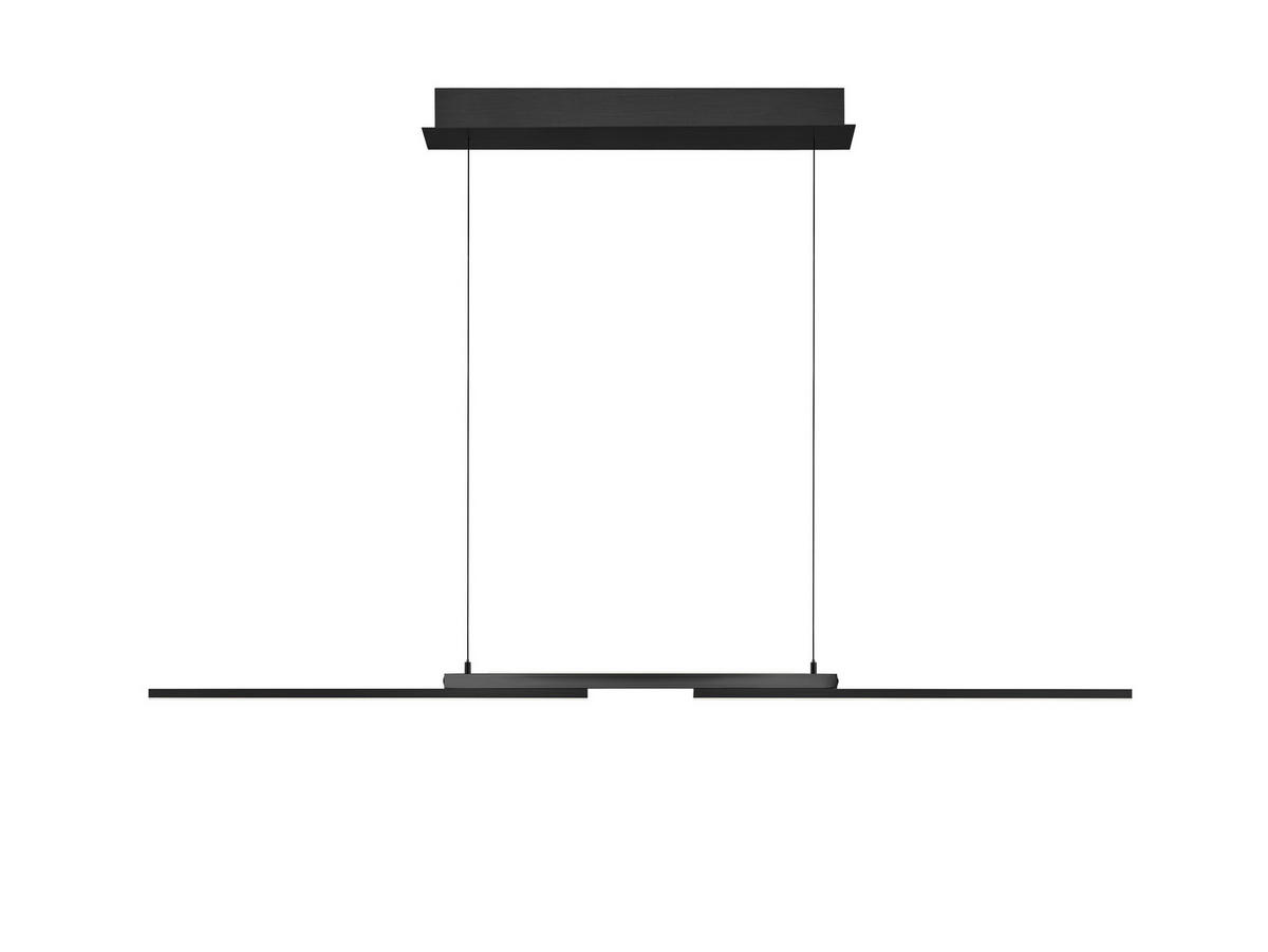 LED-HÄNGELEUCHTE 130/20/150 cm  - Anthrazit, Design, Metall (130/20/150cm) - Hell