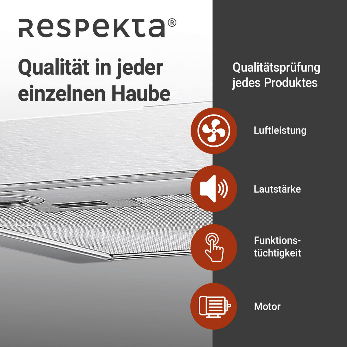 DUNSTABZUGSHAUBE CH22098IXB  - Edelstahlfarben, Trend, Glas/Metall (60/48-86/50cm) - Respekta