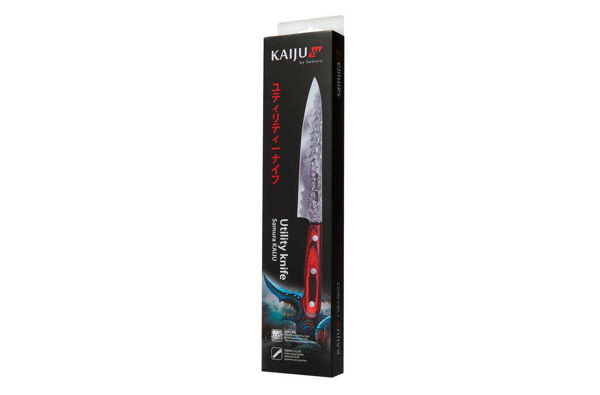 NOŽ UNIVERZALNI  KAIJU 25,9/8,6/3,1 cm           čelik - srebrne boje/smeđa, Basics, drvo/metal (25,9/8,6/3,1cm) - Samura
