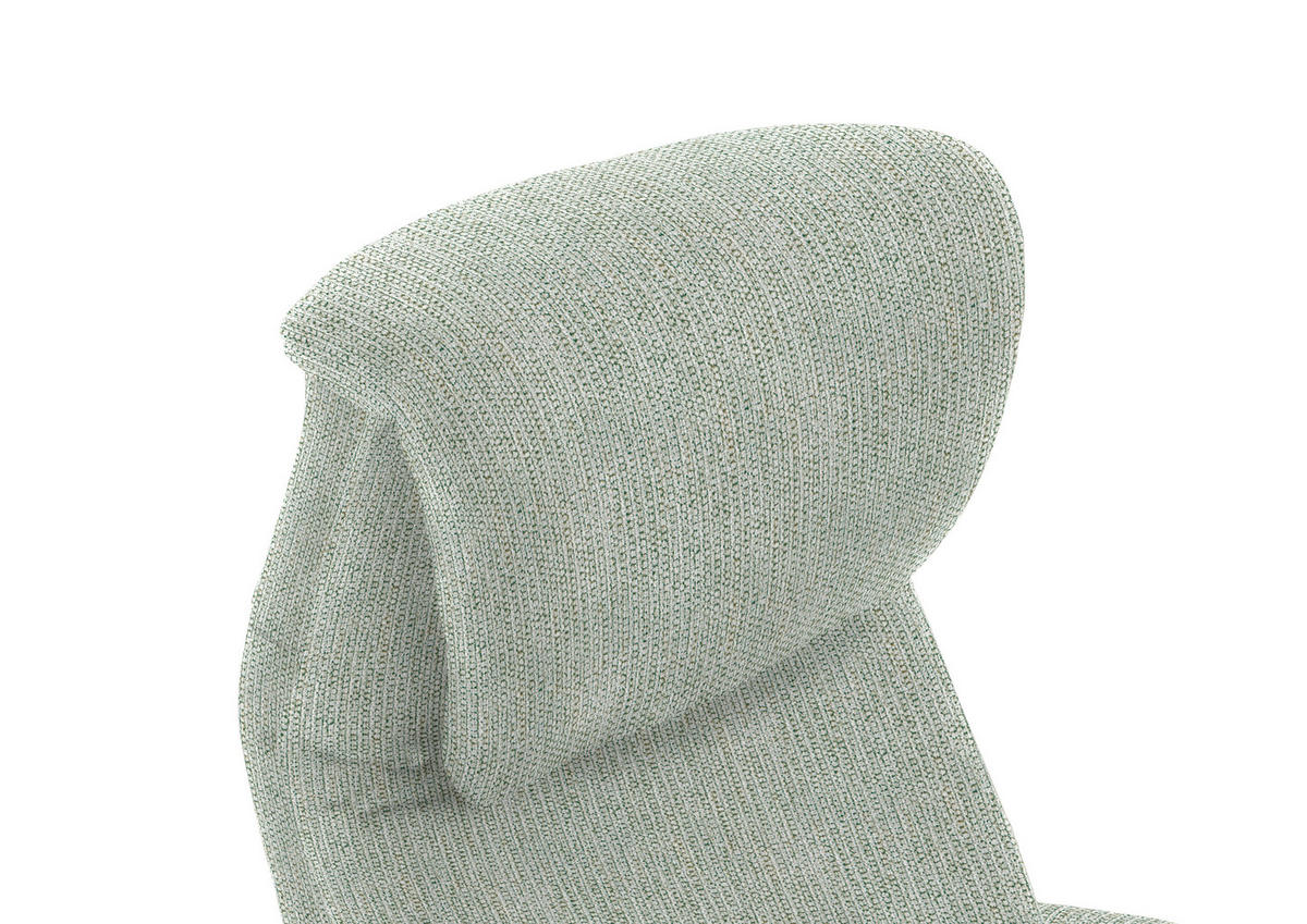 RELAXSESSEL in Textil Platinfarben  - Platinfarben/Schwarz, Design, Textil/Metall (77/115/89cm) - Pure Home Comfort