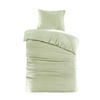 BETTWÄSCHESET Musselin 160/210 cm  100 cm/65 cm  - Salbeigrün, Basics, Textil (160/210cm) - Esposa