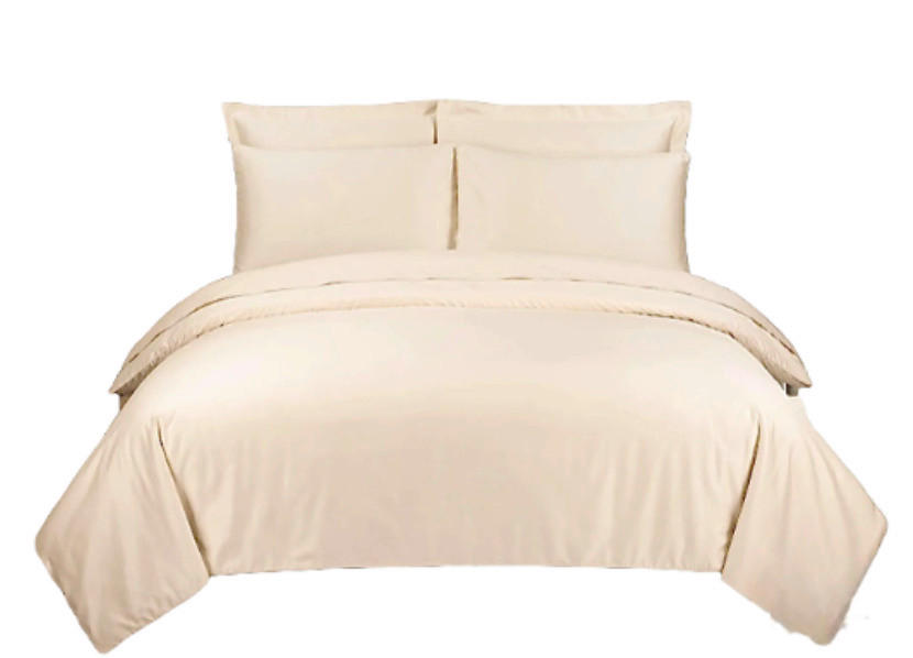 ÁGYNEMŰHUZAT-GARNITÚRA  - bézs, Basics, textil (140/200cm)