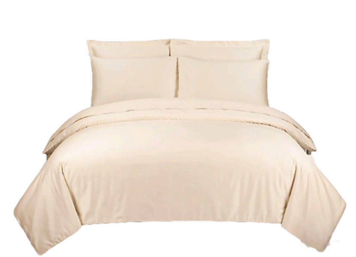 ÁGYNEMŰHUZAT-GARNITÚRA  - bézs, Basics, textil (140/200cm)
