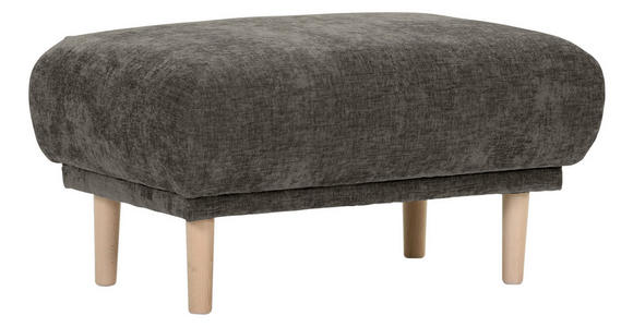 HOCKER Flachgewebe Dunkelgrau  - Dunkelgrau, KONVENTIONELL, Holz/Textil (88/49/62cm) - Carryhome