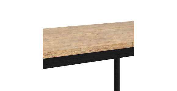 ESSTISCH in Holz 160-200/90/76 cm - Schwarz/Akaziefarben, LIFESTYLE, Holz (160-200/90/76cm) - Landscape
