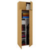 MEHRZWECKSCHRANK 70/218/39 cm  in Buchefarben  - Silberfarben/Buchefarben, MODERN, Holzwerkstoff/Kunststoff (70/218/39cm) - MID.YOU