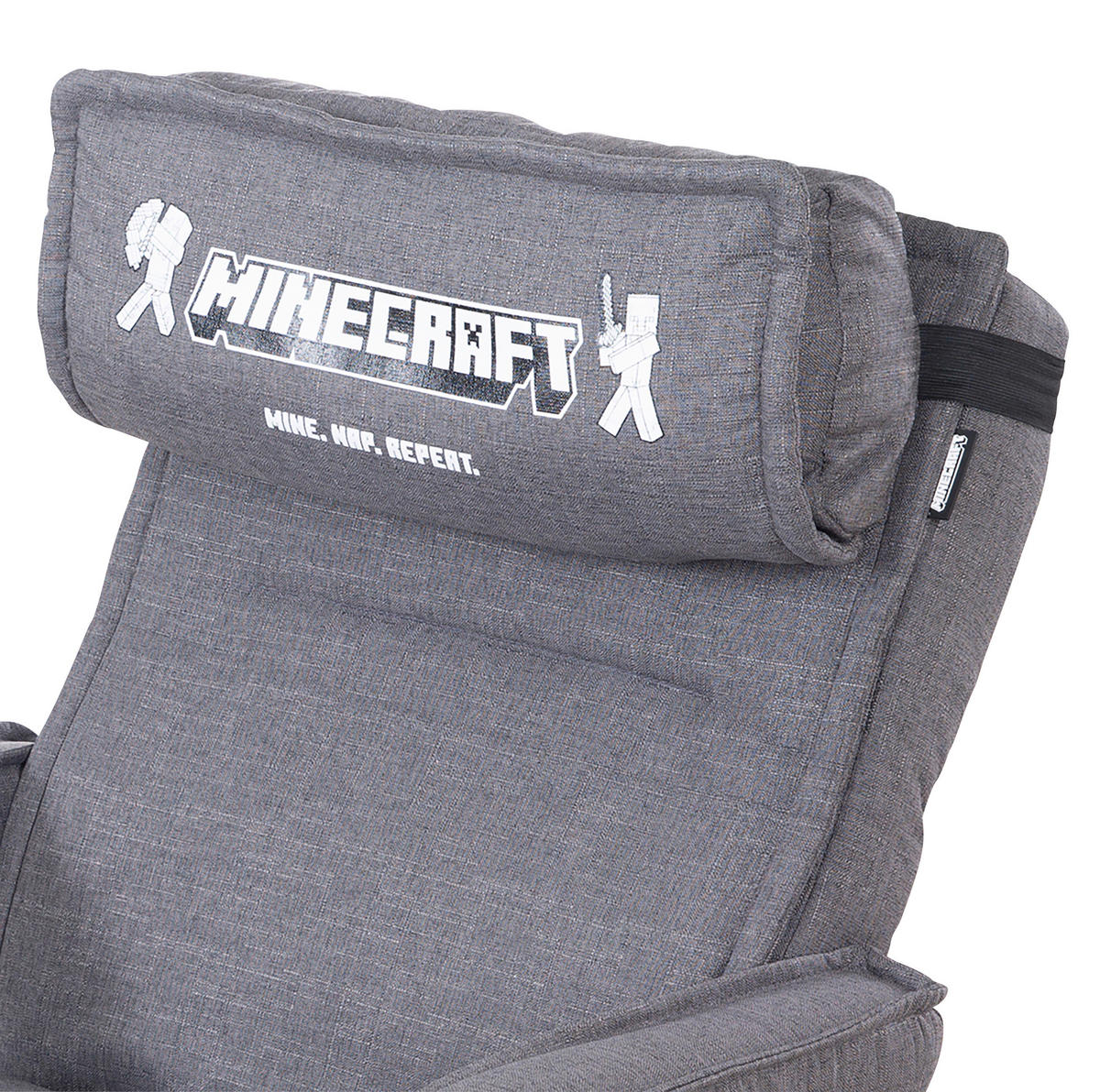 LOUNGESESSEL - Grau, MODERN, Textil/Metall (62/80/60cm) - Minecraft