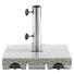 SONNENSCHIRMSTÄNDER Granit Grau - Grau, Basics, Stein (45/8/45cm) - Doppler SONNENSCHIRMSTÄNDER Granit Grau - Grau, Basics, Stein (45/8/45cm) - Doppler