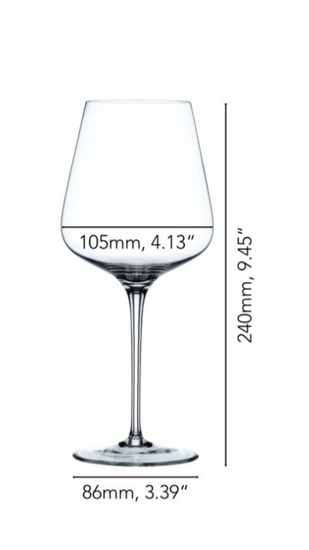 GLÄSERSET Vinova  4-teilig  - Transparent, Design, Glas (25,2/25,2/24,9cm) - Nachtmann