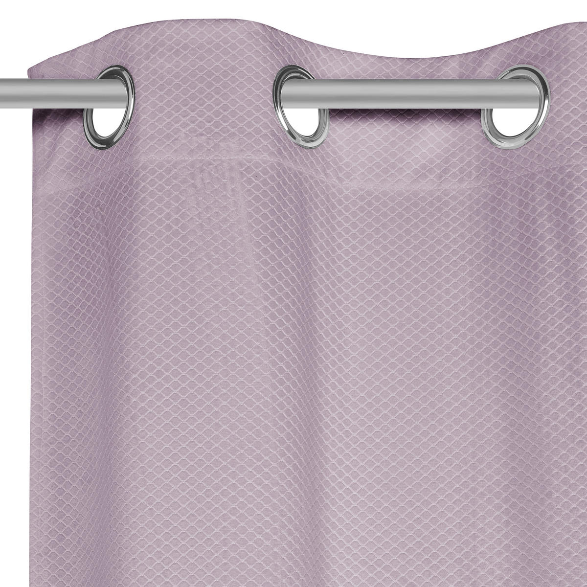 PERDEA CU INELE TIP CAPSĂ opac  - roz, Konventionell, textil (140/245cm) - Esposa