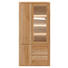 VITRINE Eiche furniert, massiv Eichefarben - Eichefarben/Grau, KONVENTIONELL, Glas/Holz (98,4/203,6/37,7cm) - Voleo VITRINE Eiche furniert, massiv Eichefarben - Eichefarben/Grau, KONVENTIONELL, Glas/Holz (98,4/203,6/37,7cm) - Voleo