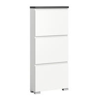 SCHUHKIPPER - Silberfarben/Weiß, MODERN (60/133/18cm)