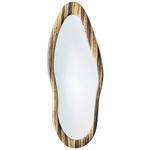 WANDSPIEGEL 150/60/2,7 cm    in oval  - Braun, LIFESTYLE, Glas/Holzwerkstoff (150/60/2,7cm) - Xora