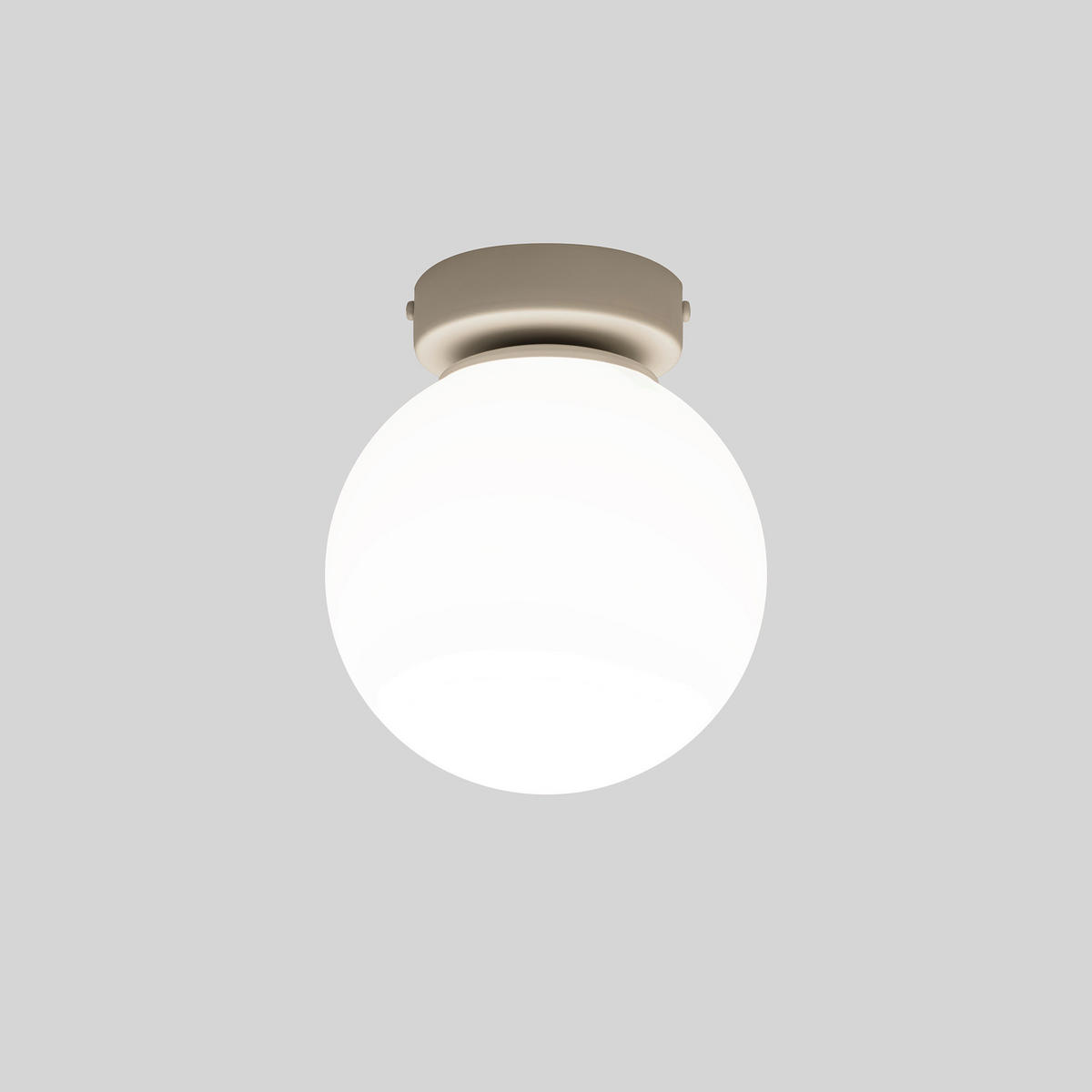 DECKENLEUCHTE    16/16/19 cm  - Sandfarben, KONVENTIONELL, Metall (16/16/19cm)